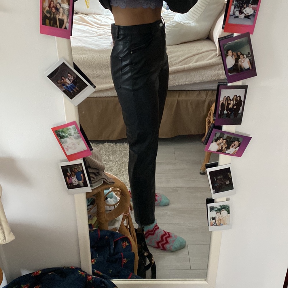 Faux leather Zara pants size 27 (4US)